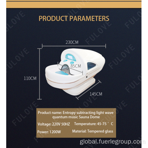 Infrared sauna dome slimming photon led infrared space capsule Manufactory